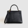 DDMode Kelly Sellier 25CM Chevre Leather CC89 Noir / Black GHW