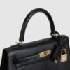 DDMode Kelly Sellier 25CM Chevre Leather CC89 Noir / Black GHW