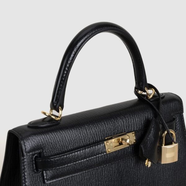 DDMode Kelly Sellier 25CM Chevre Leather CC89 Noir / Black GHW