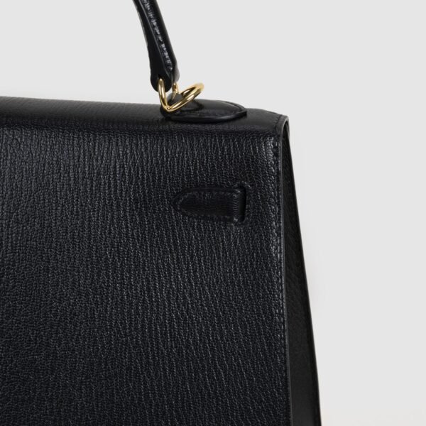 DDMode Kelly Sellier 25CM Chevre Leather CC89 Noir / Black GHW