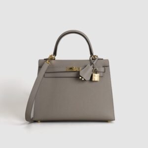 DDMode Kelly Sellier 25CM M8 Gris Asphalt Epsom Leather GHW