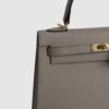 DDMode Kelly Sellier 25CM M8 Gris Asphalt Epsom Leather GHW