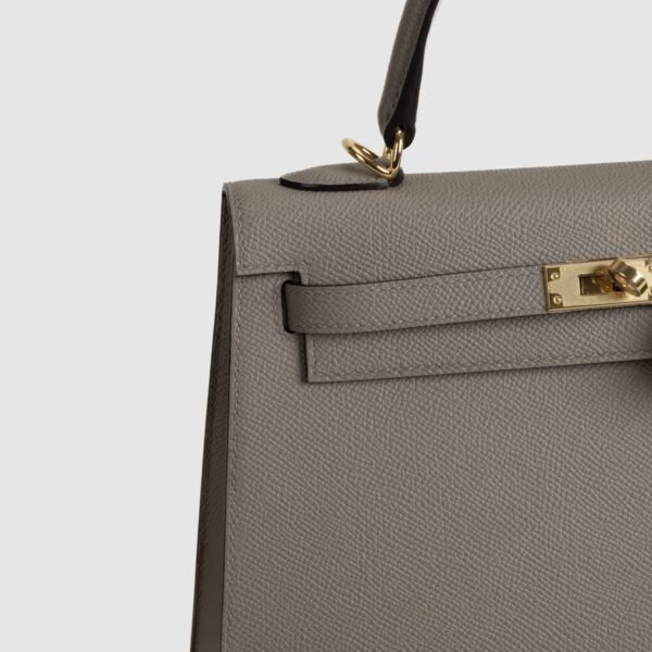 DDMode Kelly Sellier 25CM M8 Gris Asphalt Epsom Leather GHW