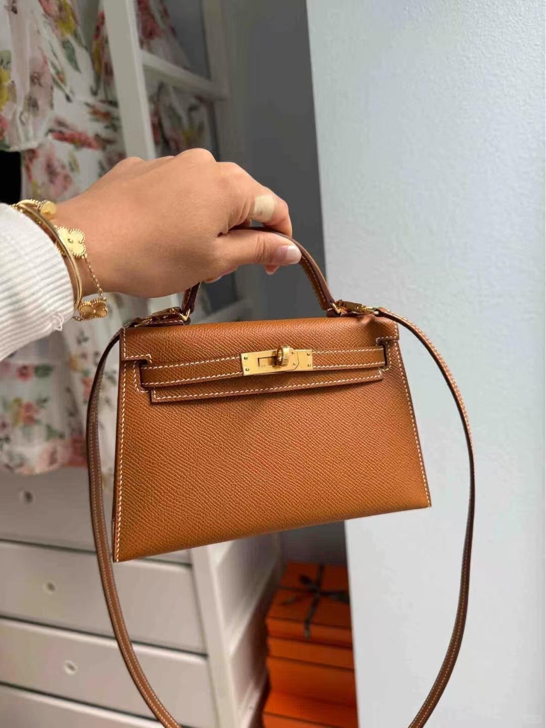DDMode Mini Kelly Color Gold Bags Reviews 04