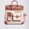 DDMode Birkin Hac Cargo 40 CK37 Gold Swift / Beige Canvas PHW