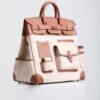 DDMode Birkin Hac Cargo 40 CK37 Gold Swift / Beige Canvas PHW