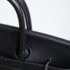 DDMode Birkin Hac Cargo 40 CK89 Noir Black Swift / Beige Canvas PHW