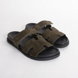 DDMode Chypre Men’s Sandals Suede Leather Vert Olive Size 34-44 01 DDMode Chypre Men’s Sandals Suede Leather Vert Olive Size 34-44