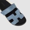 DDMode Shoes Price Suede Leather Chypre Sandals Blue Jean Size 34-42
