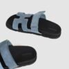 DDMode Shoes Price Suede Leather Chypre Sandals Blue Jean Size 34-42