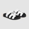 DDMode White Swift Leather Chypre Sandals Shoes Size 34-42 01 DDMode White Swift Leather Chypre Sandals Shoes Size 34-42