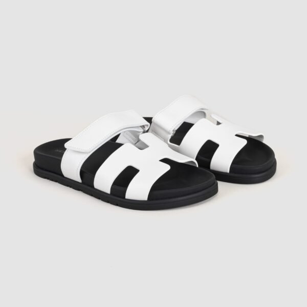 DDMode White Swift Leather Chypre Sandals Shoes Size 34-42 01 DDMode White Swift Leather Chypre Sandals Shoes Size 34-42