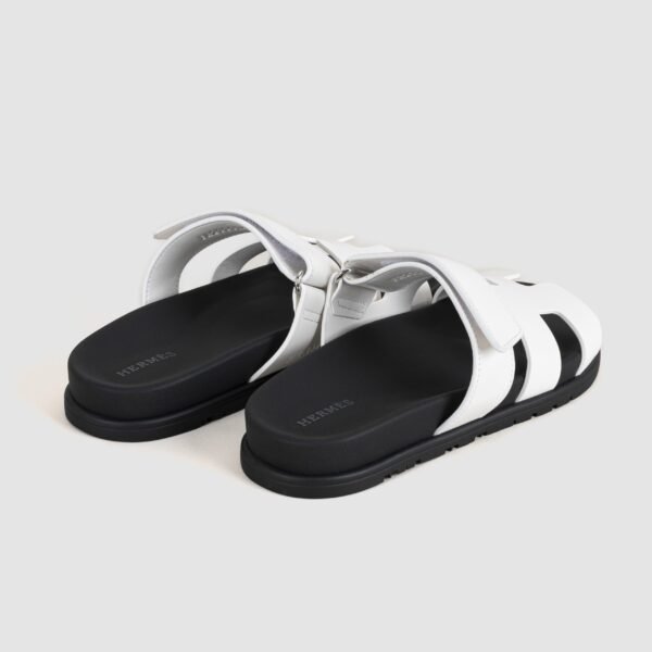 DDMode White Swift Leather Chypre Sandals Shoes Size 34-42 02 DDMode White Swift Leather Chypre Sandals Shoes Size 34-42