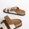 DDMode Women’s Shoes Beige Canvas : 37 Gold Swift Leather Chypre Sandals Size 34-42 02 DDMode Women’s Shoes Beige Canvas / 37 Gold Swift Leather Chypre Sandals Size 34-42